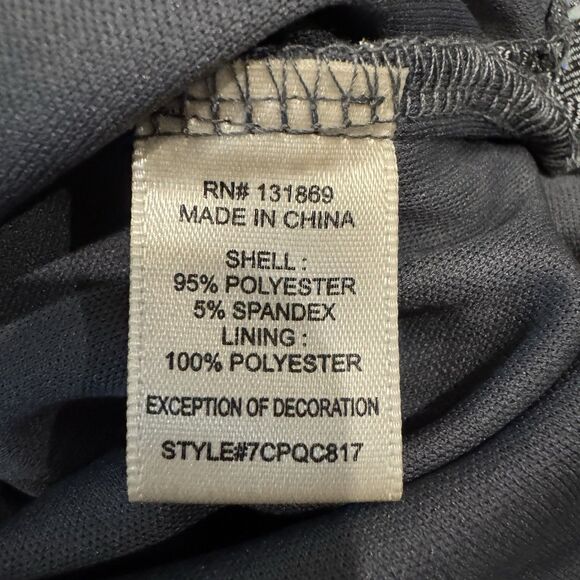 Thirty Thirty LA Mini Dress XS Sparkle Sequin Open Back Bell Sleeve Party Disco - Picture 8 of 9